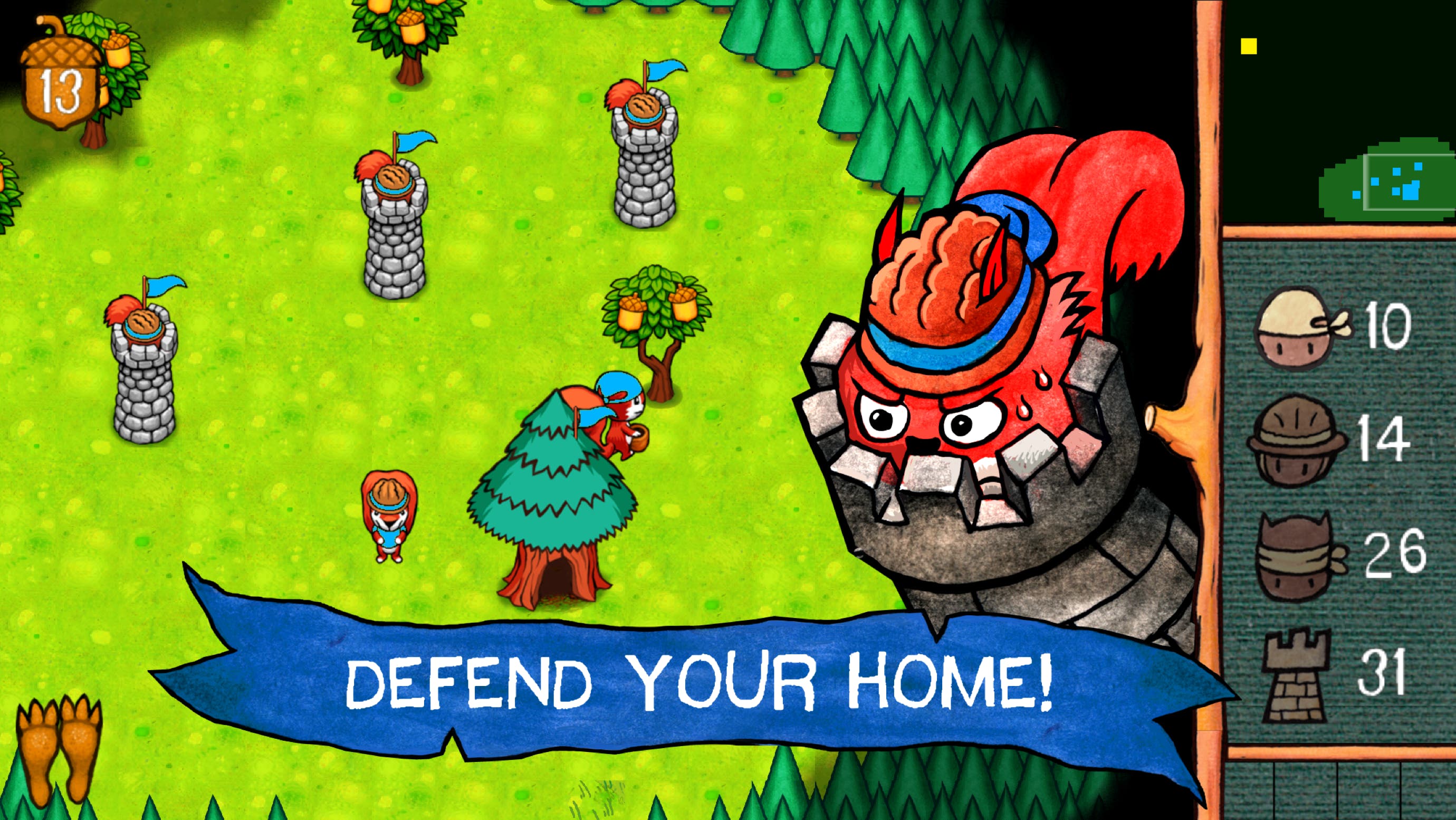 SquirrelWarz screenshot