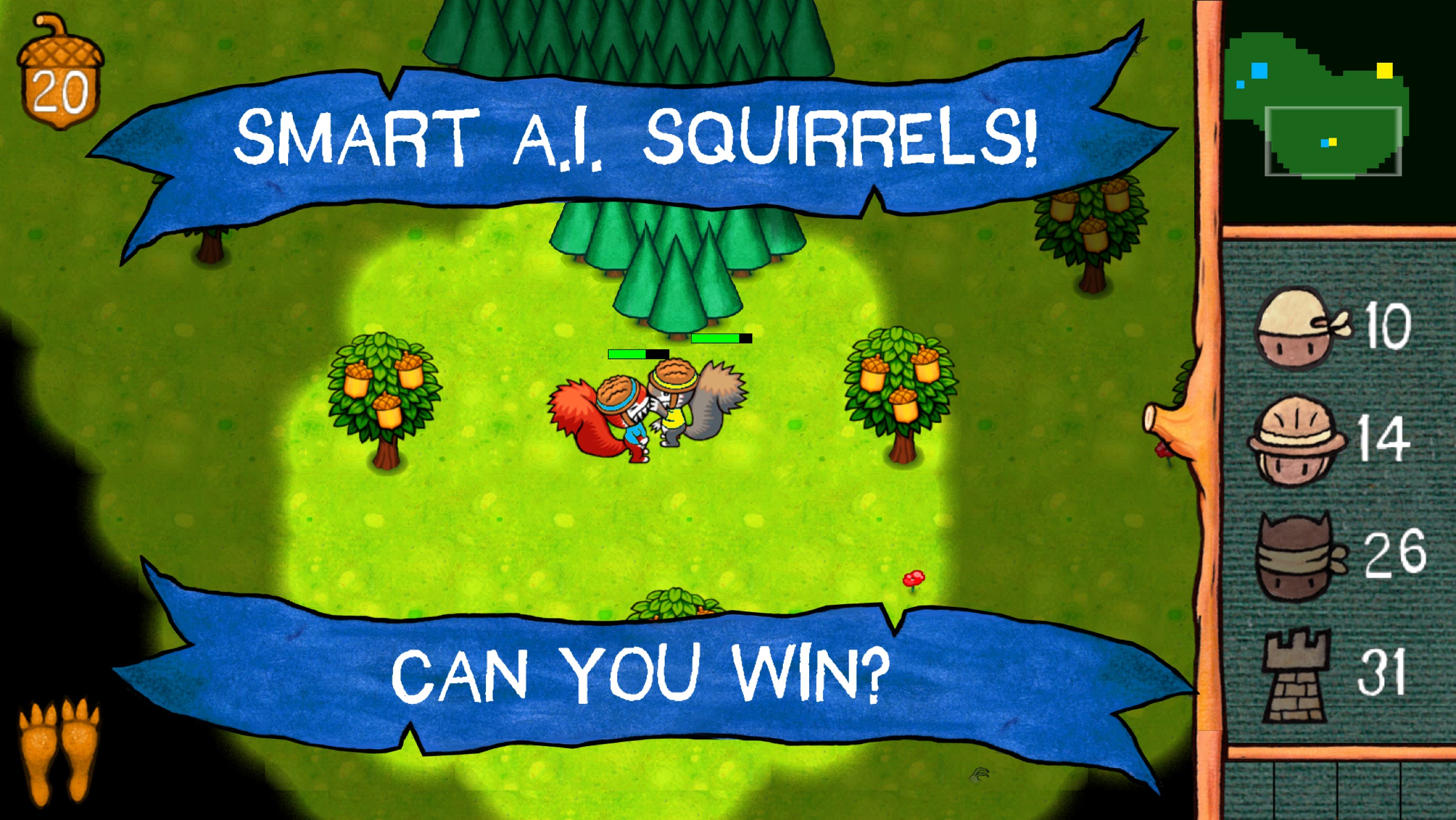 SquirrelWarz screenshot